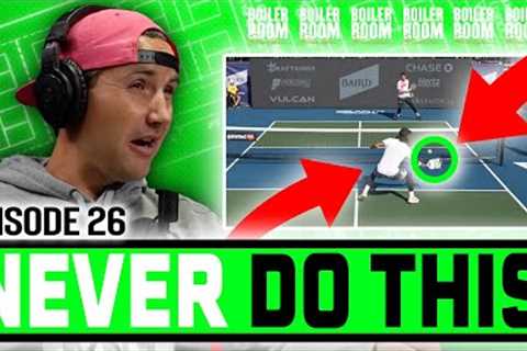 The Most Common Singles Pickleball Mistake