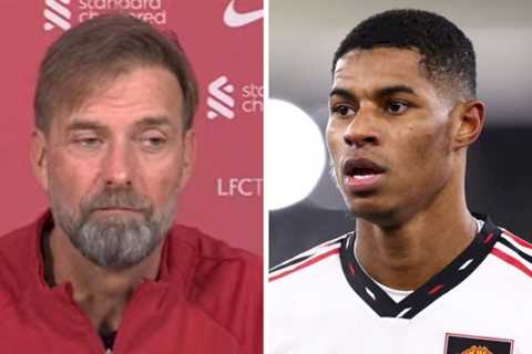 Jurgen Klopp names Marcus Rashford as ‘best example’ for underperforming Liverpool stars