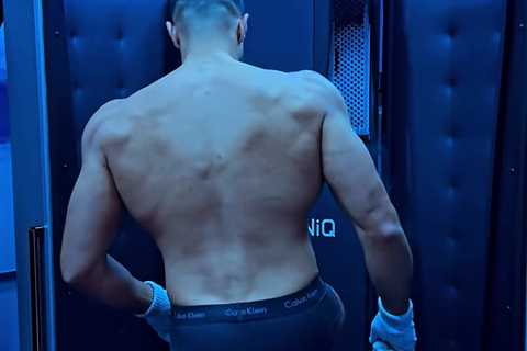 Tommy Fury recovers in brutal cryotherapy ice chamber as he prepares to fight Jake Paul
