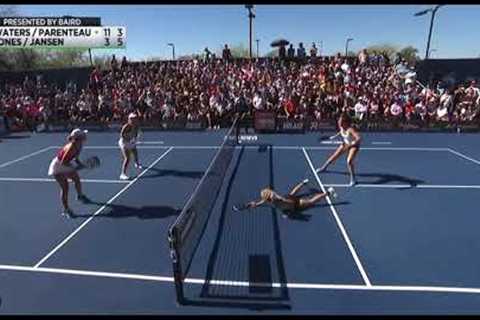 Pro Pickleball Player DIVES To Get Ball
