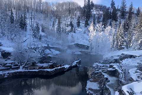 Hot Springs in the Snow