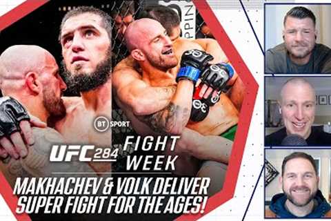 UFC 284 Review Show with Michael Bisping 🔥 Makhachev & Volk Deliver FIGHT FOR THE AGES Down..