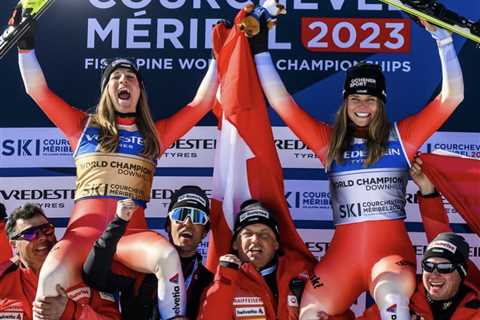 Swiss Double Podium in Women’s Downhill at 2023 World Championships in France