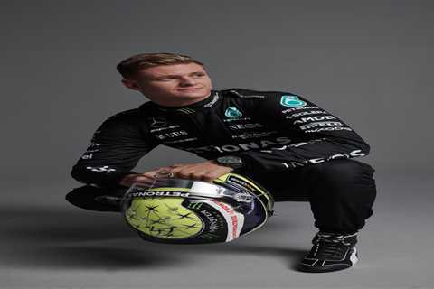 Fans spot Mick Schumacher’s touching tribute to his dad Michael on helmet at Mercedes car launch