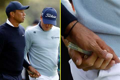 Tiger Woods apologises after sparking backlash over tampon ‘prank’ on Justin Thomas