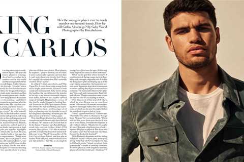 Alcaraz Raises Profile With Vogue Feature