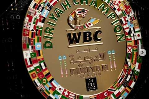 WBC reveal special ‘Diriyah Champion’ belt up for grabs ahead of Jake Paul vs Tommy Fury fight