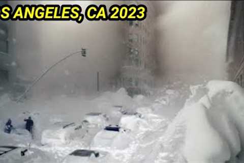 California Totally Paralyzed || Historic Winter Storm Hits Los Angeles, San Diego, San Bernardino