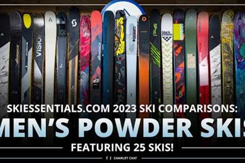 2023 Men''s Powder Ski Comparison with SkiEssentials.com