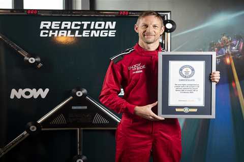 Formula 1 legend Jenson Button sets world record for his lightning-fast reflexes