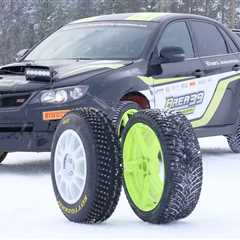 Studded Tire Comparo Shows Unbelievable Ice Grip With WRC Rally Tires