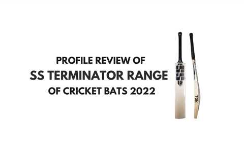 SS TERMINATOR RANGE OF CRICKET BATS 2022