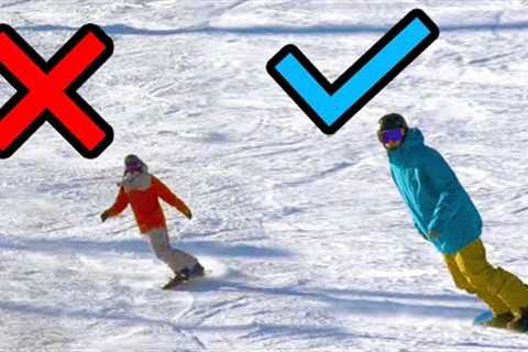 Fix the Most Common Snowboarding Mistake