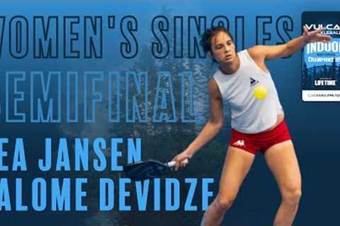 Vulcan Indoor National Championship - Women's Singles Semifinal - Jansen vs Devidze