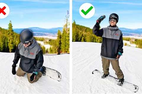 5 Hacks That Make Snowboarding Easier