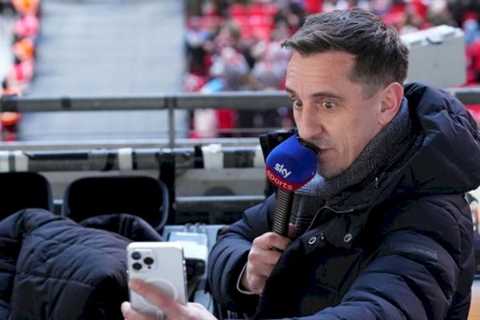 Gary Neville asked to shave head if Arsenal win the league – but he makes different bet