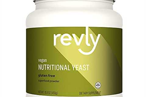 Revly Vegan Nutritional Yeast Non-Fortified Superfood 15.9 Oz. Powder - 6g Protein, Amino Acids,..