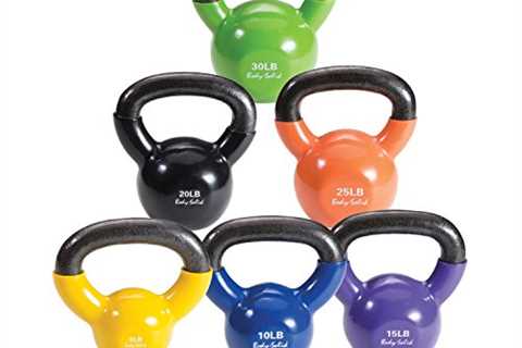 Body-Solid Vinyl Coated Kettlebell Set, 5-20 Pounds from Body-Solid, Inc. -- DROPSHIP