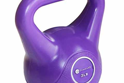 GYMENIST Exercise Kettlebell Fitness Workout Body Equipment Choose Your Weight Size (3 LB) by..