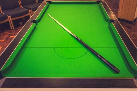 Billiards Table Maintenance: Keep Your Game Room Looking Sharp