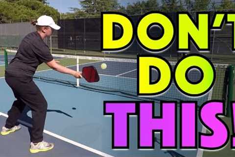 3 Common Mistakes Made by Recreational Pickleball Players (& most players 4.0 and below)