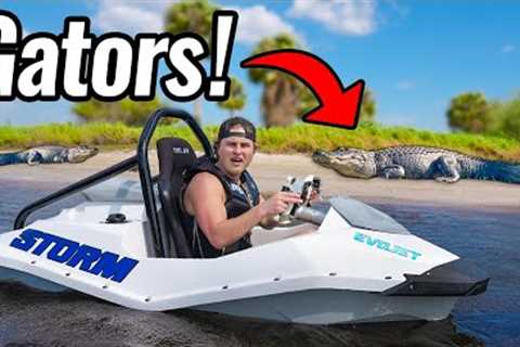 Jet Ski in Gator Infested Water!