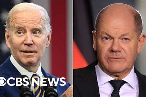 President Biden to meet with German Chancellor Scholz to discuss Russia, China