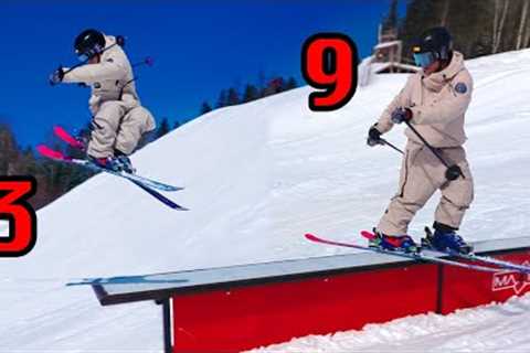 10 First Tricks To Learn on Skis