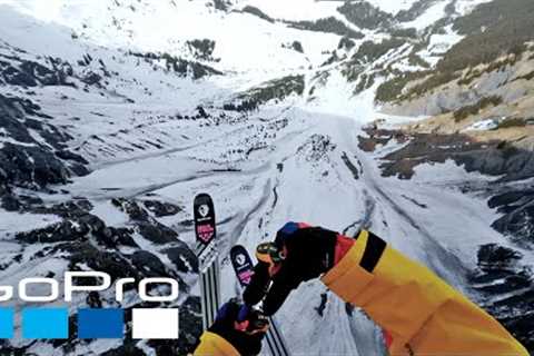 GoPro: Ski BASE POV | Matthias Giraud Skis Off of a Cliff