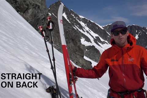 Strapping Skis to Your Backpack