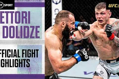 Middleweights go to war! Marvin Vettori v Roman Dolidze  #UFC286 Official UFC Fight Highlights