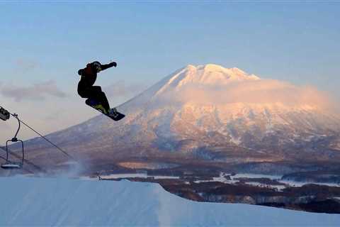 Snowboarding in Japan