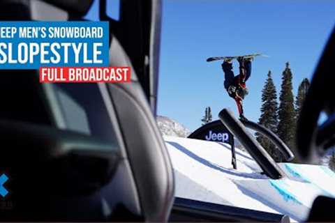 Jeep Men’s Snowboard Slopestyle: FULL COMPETITION | X Games Aspen 2022