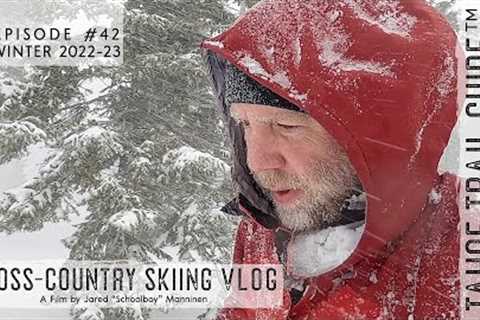 Outdoor VLOG 42: Celebrating 5000 Subscribers while XC Skiing in a Snowstorm