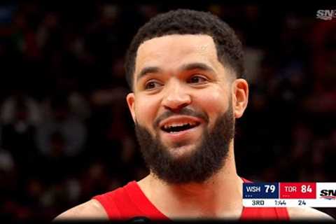 Fred VanVleet talking trash after the crossover 😂 - Raptors vs Wizards | March 26, 2023