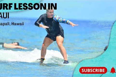 Surf Lesson in Kaanapali-Maui, Hawaii! August 2022 Beginner Waves! #surfing #maui #summer2022 #asmr