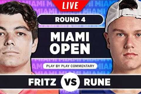 FRITZ vs RUNE | Miami Open 2023 | Live Tennis Play-by-Play Stream