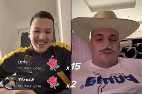 Arsenal star Granit Xhaka gives bizarre interview using cowboy and moustache filter