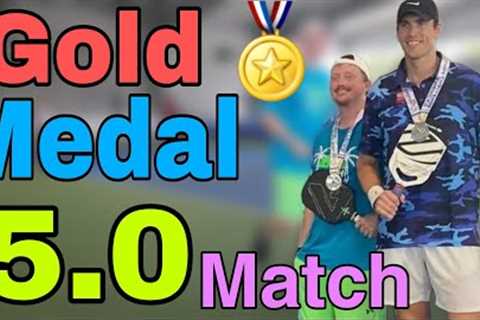 Gold Medal Match 5.0 Pickleball Men's Doubles