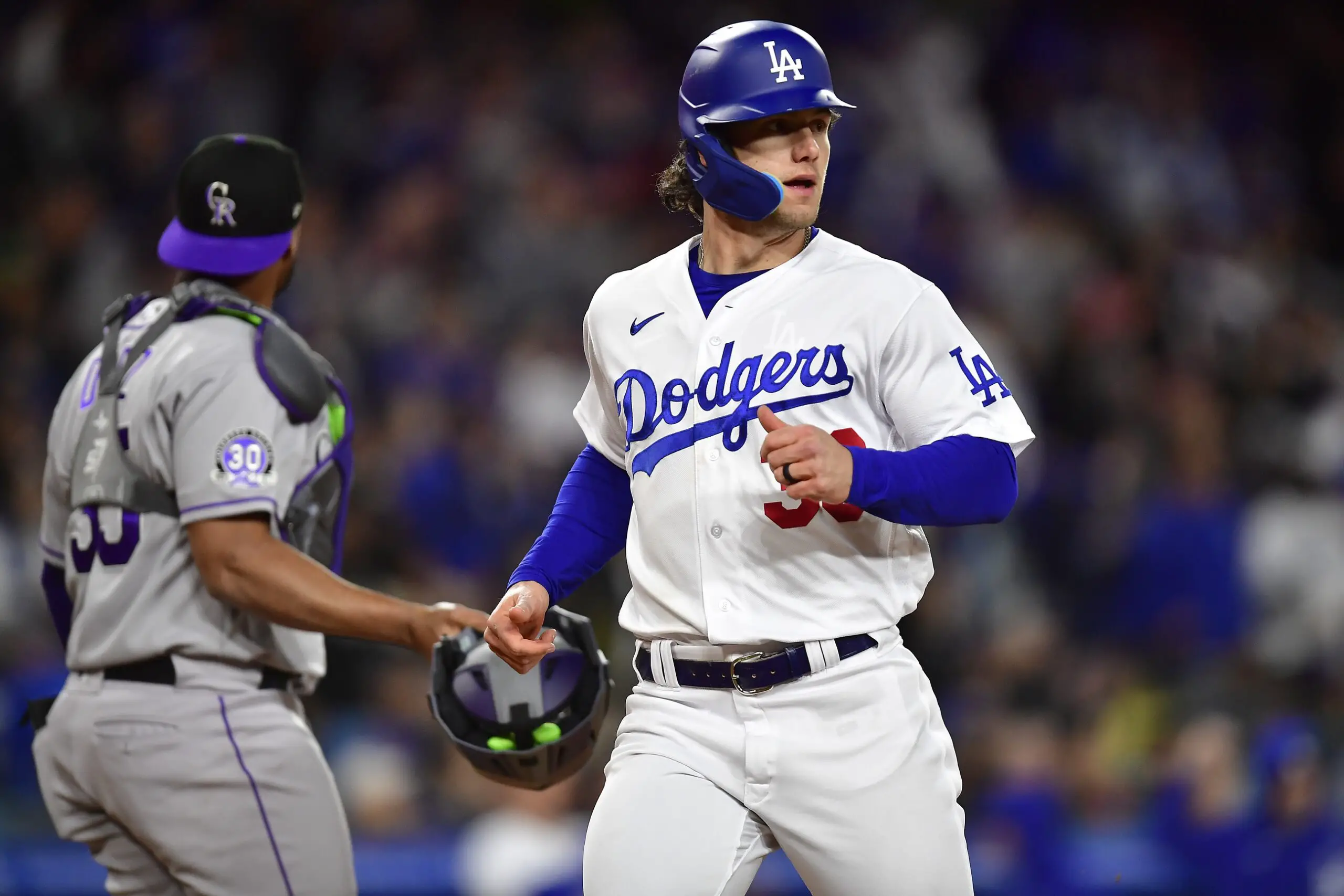 Dodgers Score: Outman Triples Twice, Offense Finally Breaks Out, Vargas Injured