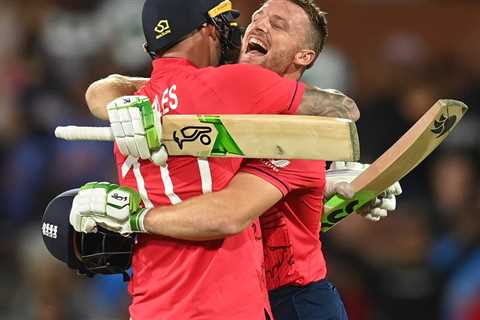 Record-breaking Alex Hales and Jos Buttler lead England to 10-wicket win over India to set up T20..