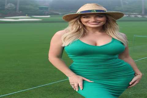 Paige Spiranac enjoys Masters feast and shows off her curves in figure-hugging green dress to get..