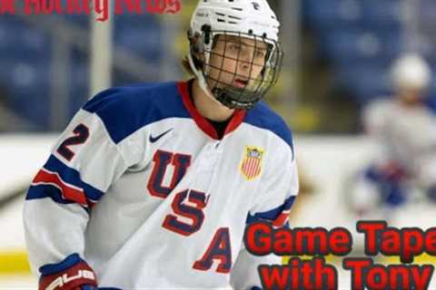 Game Tape with Tony: C Will Smith from the U.S. NTDP (2023 NHL Draft)