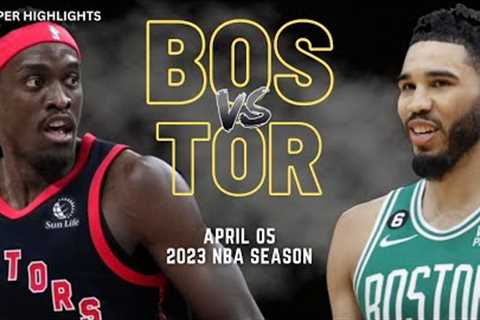 Boston Celtics vs Toronto Raptors Full Game Highlights | Apr 5 | 2023 NBA Season