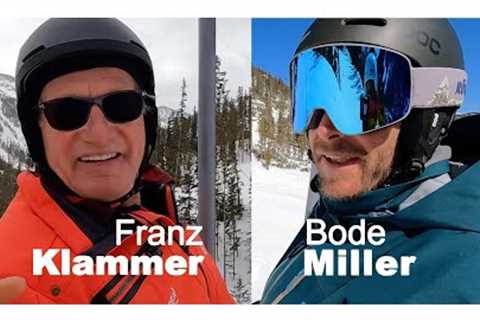 Skiing with Franz Klammer and Bode Miller