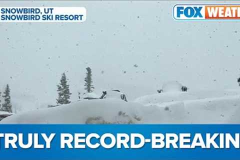 Utah Ski Resort Breaks Its All-Time Snowfall Record