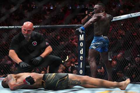 Watch ‘petty’ Israel Adesanya brutally TROLL Pereira seconds after UFC 287 KO by mocking rival’s..