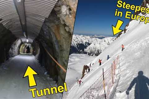 The TUNNEL RUN in Alpe D''Huez, How to Ski it...