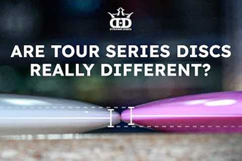 How TOUR SERIES discs are DIFFERENT from regular disc golf discs