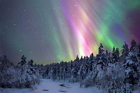 Winter Wonderlands for Northern Lights Viewing